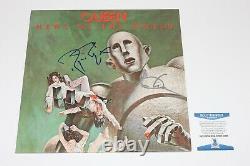 Queen Brian May Roger Taylor Signed News Of The World Album Vinyl Record Lp Bas