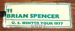 Queen Brian Spencer's Original News Of The World 1977 USA Tour Luggage Tag