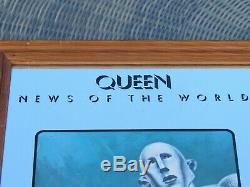 Queen Freddie Mercury 1977 Promo News of the World Mirror more rare than clock