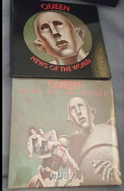 Queen Freddie Mercury Never Boring and News Of The World cd vinyl boxsets