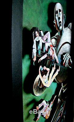 Queen Freddie Mercury Poster Frame Diorama 3d Handmade News Of The World Display