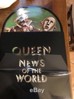 Queen Lp News Of The World 2017 Picture Disk Numbered Lim. Edition 1507