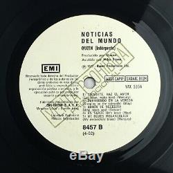 Queen News Of The World 12 Promo Vinyl Record Album (Argentina) 1977