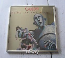 Queen News Of The World 1977 Elektra Records Promo Album Picture Mirror