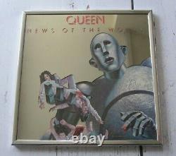 Queen News Of The World 1977 Elektra Records USA Promo Album Picture Mirror