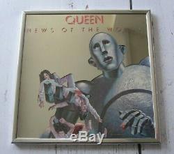 Queen News Of The World 1977 Elektra Records USA Promo Album Picture Mirror