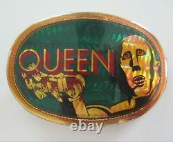 Queen News Of The World 1977 Original Vintage Pacifica Robot Belt Buckle