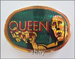 Queen News Of The World 1977 Original Vintage Pacifica Robot Belt Buckle