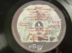 Queen News Of The World 1977 Uk -1/-2 1st Press Rock Vinyl Lp Nice Audio