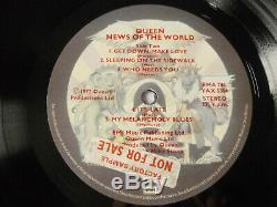 Queen News Of The World 1977 Uk -1/-2 1st Press Rock Vinyl Lp Nice Audio