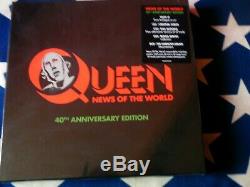 Queen News Of The World 40th Anniversary Edition- Lp / CD Box Set New Sealed