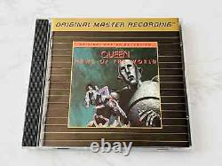 Queen News Of The World CD MFSL ULTRADISC II 24KT GOLD DISC! LTD ED. RARE! OOP