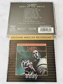 Queen News Of The World CD MFSL ULTRADISC II 24KT GOLD DISC! LTD ED. RARE! OOP