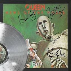 Queen News Of The World Framed Platinum LP Signature Display M4