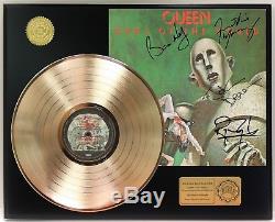 Queen News Of The World Gold Lp Ltd Signature Record Display C3
