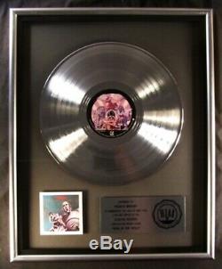 Queen News Of The World LP Platinum RIAA Record Award Elektra Records To Freddie