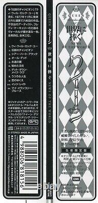 Queen News Of The World, TOCP-67346, Japan. Obi. Promo. Sample. Mini LP