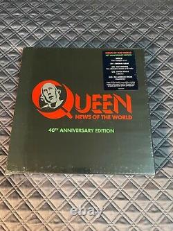 Queen News of the World 40th Anniversary, 5 Disc Set, Collectible Box Set NEW