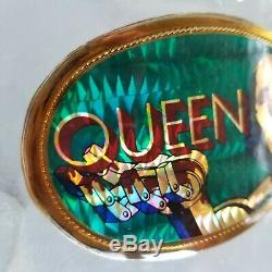 Queen News of the World Belt Buckle Pacifica MFG 1977 Green Gold