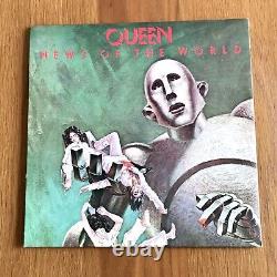 Queen'news Of The World' 1977 Uk Vinyllp (ema 784) Gatefold & Lyric Inner Nm