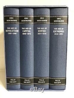 RARE Eric Hobsbawm The Making Of The Modern World, Folio Society, 4 Vol, As New