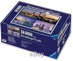 RARE NEW Ravensburger Puzzle 18000 pieces Skylines of the world New York 9-11