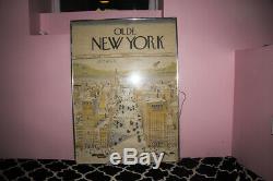 RARE Original 1976 The New Yorker cover View of the World from 5th Ave