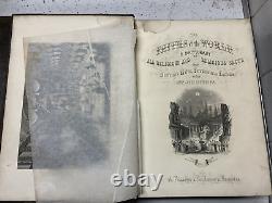 RARE Vol. 1 & 2 1858/1860 1st Edition FAITHS OF THE WORLD Illustrated Books