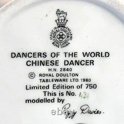 ROYAL DOULTON CHINESE Dancer of the World HN2840 NEW IN BOX England Peggy Davies