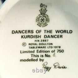 ROYAL DOULTON KURDISH Dancer of the World HN2867 NEW IN BOX England Peggy Davies