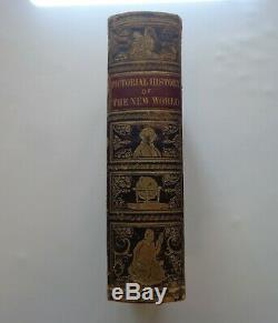 Rare Beautiful 1859 Pictorial History of The New World by Henry Bill
