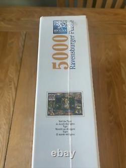 Ravensburger 5000 puzzle rare World Of The Tigers New Sealed