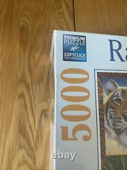 Ravensburger 5000 puzzle rare World Of The Tigers New Sealed
