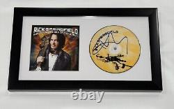 Rick Springfield Signed Framed Songs For The End Of The World CD New Proof
