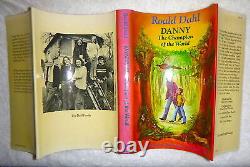 Roald Dahl DANNY THE CHAMPION OF THE WORLD 1st/dj First Printing 1975 Fine