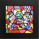 Romero Britto Limited Edition Framed Porcelain Children Of The World New