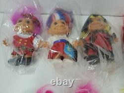 Russ Around The World 5 Troll Doll Lot of 14. All New In Bag, All With Tags