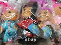 Russ Around The World 5 Troll Doll Lot of 24. All New In Bags, All With Tags