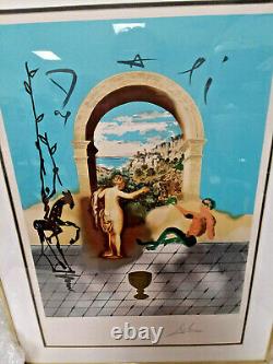 SALVADOR DALI SIGNED LITHOGRAPH Garden to the New World of Gala 1979 COA