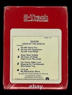 SEALED, Queen News Of The World, 8-Track Cartridge, Club Edition, US, 1977