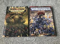 SEALED Realm Of Chaos Lost And The Damned & Rogue Trader, Warhammer World, NEW