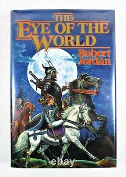 SIGNED 1st ED The Eye of the World Robert Jordan 1990 Hardback DJ TOR Fantasy