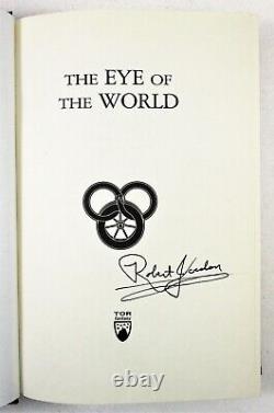 SIGNED 1st ED The Eye of the World Robert Jordan 1990 Hardback DJ TOR Fantasy