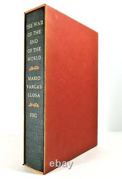 SIGNED LTD 1st ED The War of the End of the World Mario Vargas Llosa 1984 HC