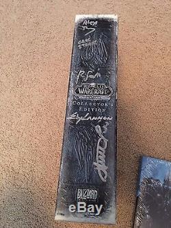 SIGNED & NEW WRATH of the LICH KING World of Warcraft Collectors Edition CE