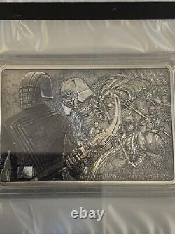 STAR WARS GUARDS OF THE EMPIRE KNIGHTS OF REN 2021 NIUE 1oz. 999 SILVER COIN OOP