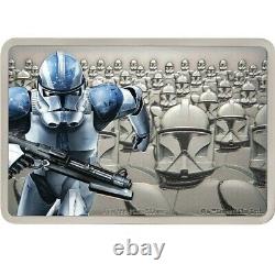STAR WARS Guards Of The Empire Clone Trooper 1oz Silver $2 NIUE 2020 BOX &