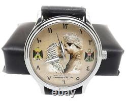 Saddam Hussein Hero Of The Arab World New Special Edition Solid Brass Mens Watch