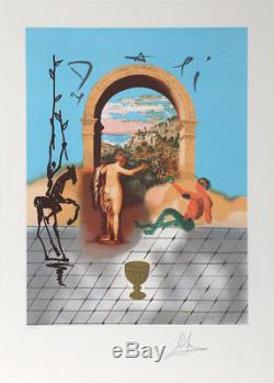 Salvador Dali, Gateway to the New World (Tarot Five of Cups), Lithograph