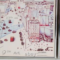 Saul Steinberg The New Yorker View of the World from 9th Avenue 1976 Poster